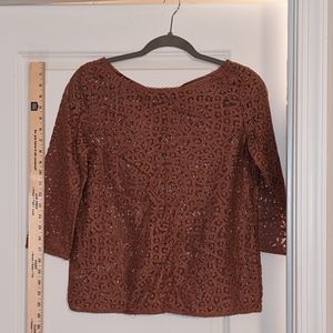 Beautiful loft lace blouse